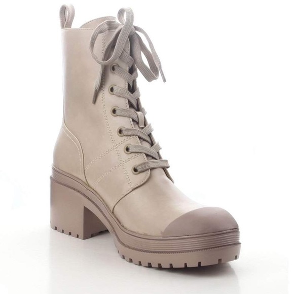 Nude lug sole boot - Picture 5 of 6